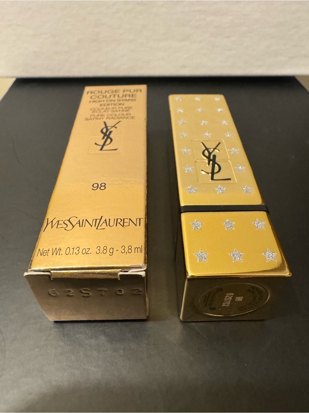 BNIB YSL Rouge Pur Couture 2019 High On Stars 98 Rosewood Star - Collector - Picture 14 of 15